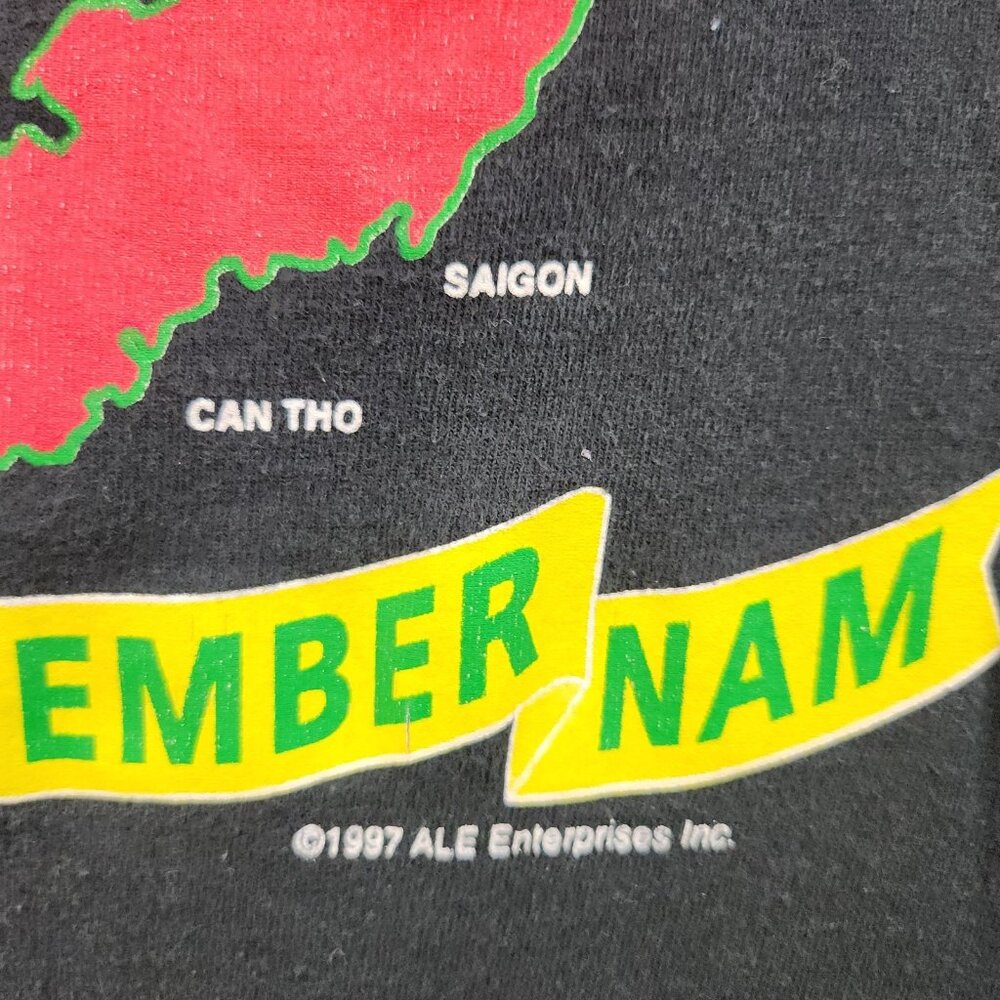30th Anniversary of the TET Offensive Vintage Vietnam Shirt Men's Medium 1990's - Picture 9 of 10